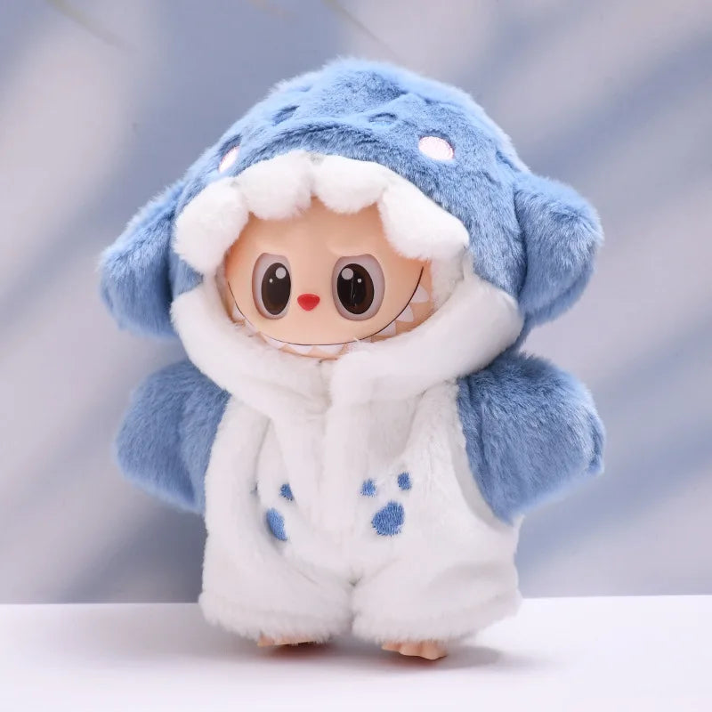 Kleding voor Labubu poppen – Outfit set voor 15/17 cm knuffelpoppen