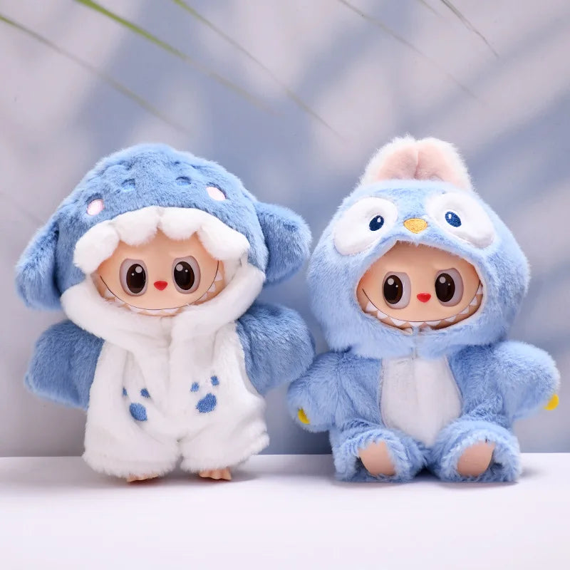 Kleding voor Labubu poppen – Outfit set voor 15/17 cm knuffelpoppen