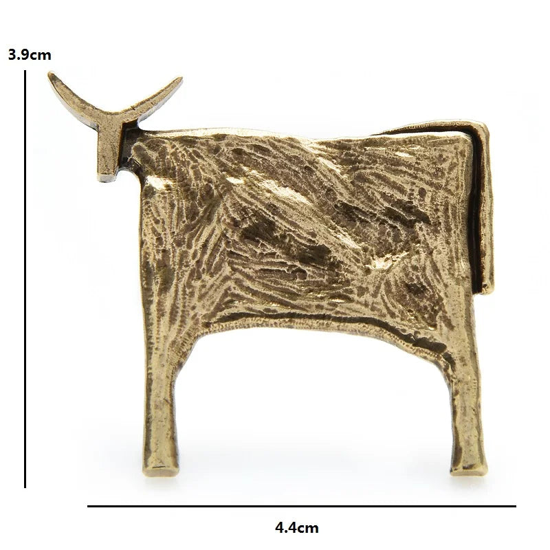 Broche Dieren | Vintage Stier Broche Unisex Dierensieraad