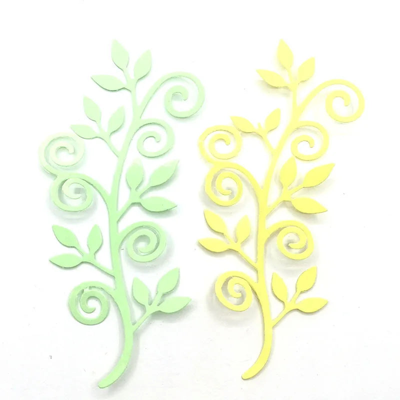 Metalen snijmal bladdecoratie – voor kaarten en scrapbooking