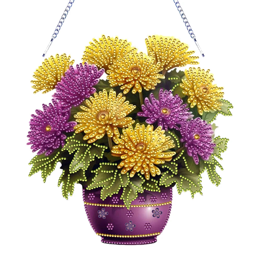 Diamond Painting Hangend ornament Acryl Dieren voor Raam en Tuin - LMT122