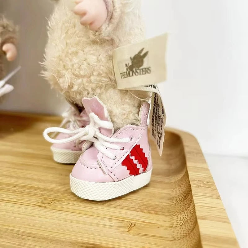 Kleding voor Labubu poppen – Sneakers & accessoires voor 17cm poppen