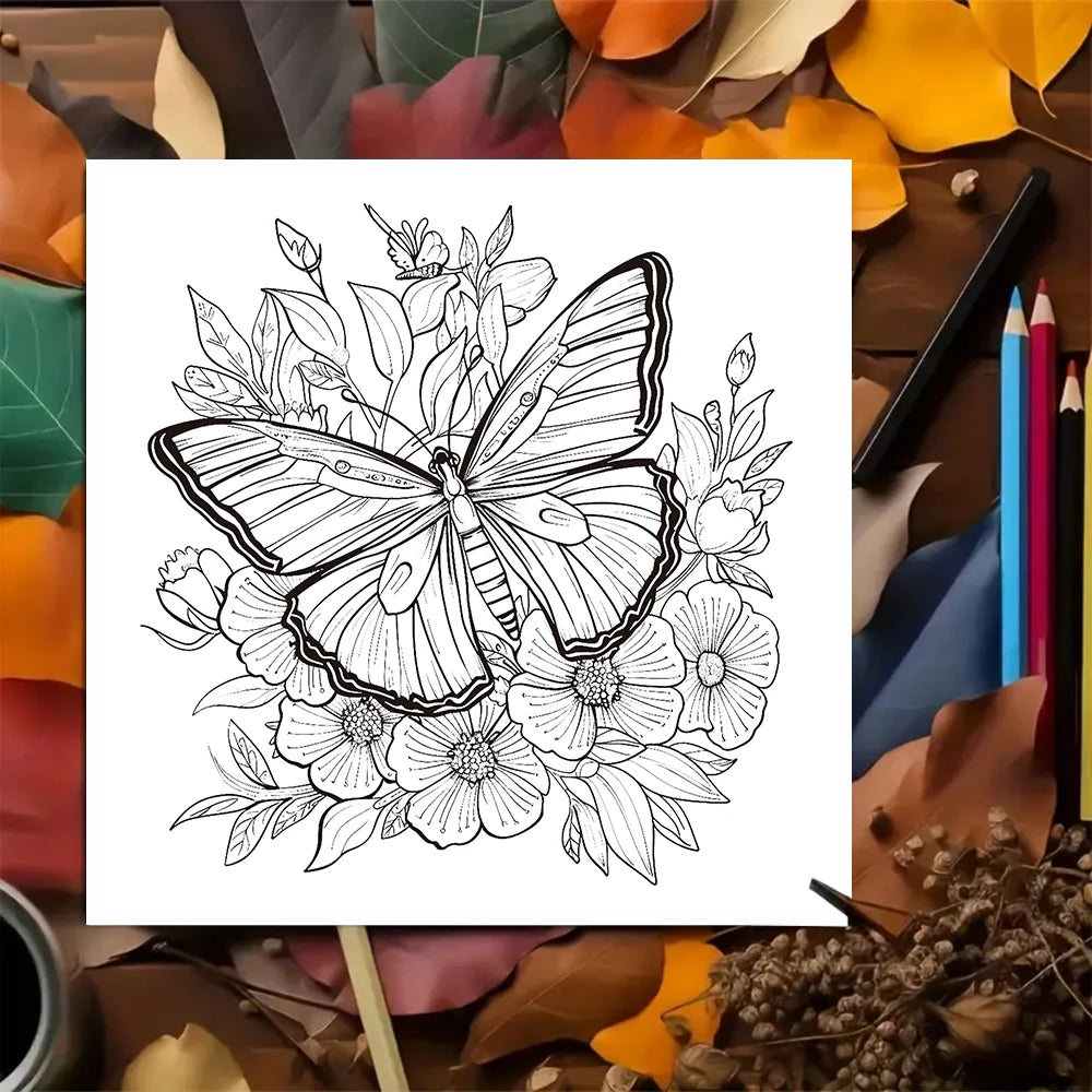 Kleurboek voor volwassenen en tieners – Spiraalbinding met dik papier voor ontspanning en creativiteit