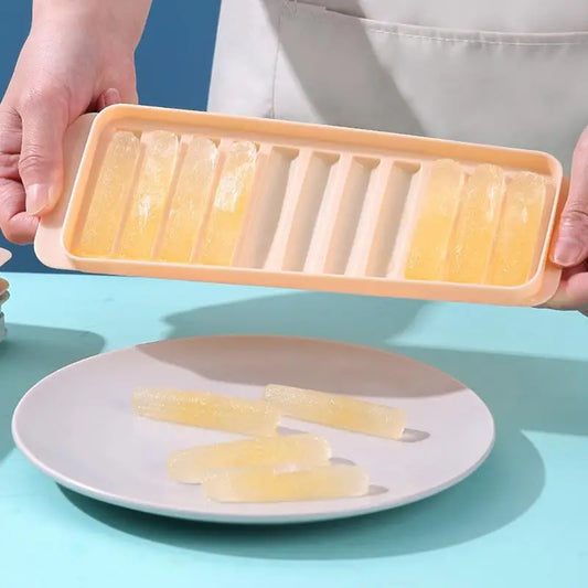 IJsblokjesvorm lange staafjes met deksel voor gekoelde drankjes in fles