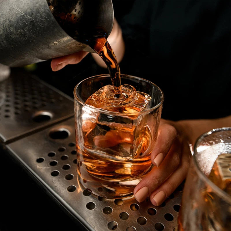 IJsblokjes vorm siliconen met grote vakken voor whiskey en cocktails