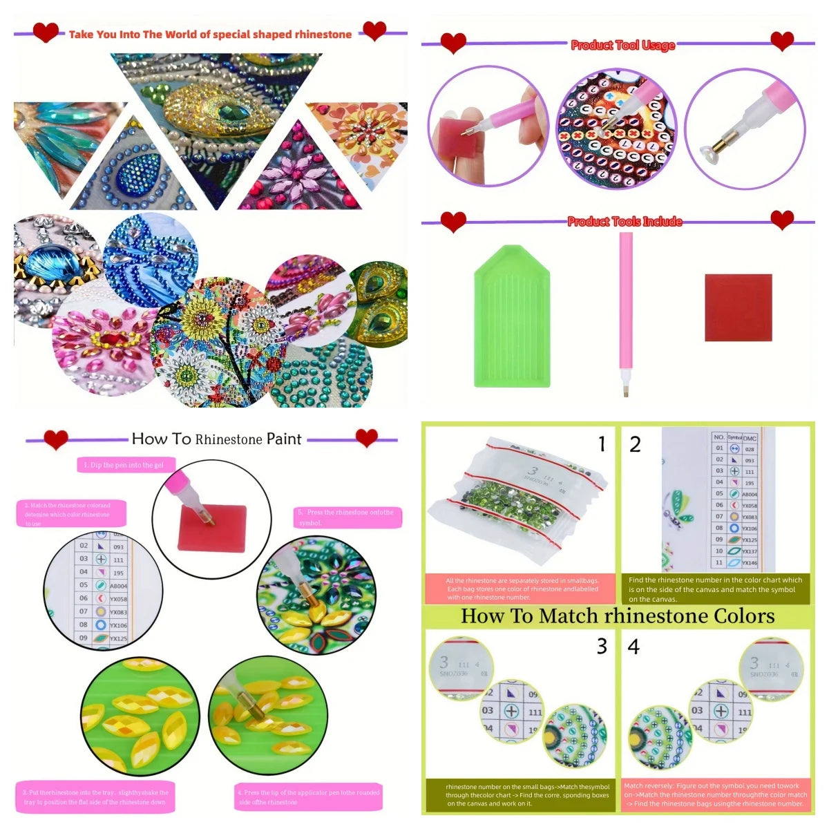 Diamond Painting Kalender 2026 met Oma, Huis en Bloemenpatroon