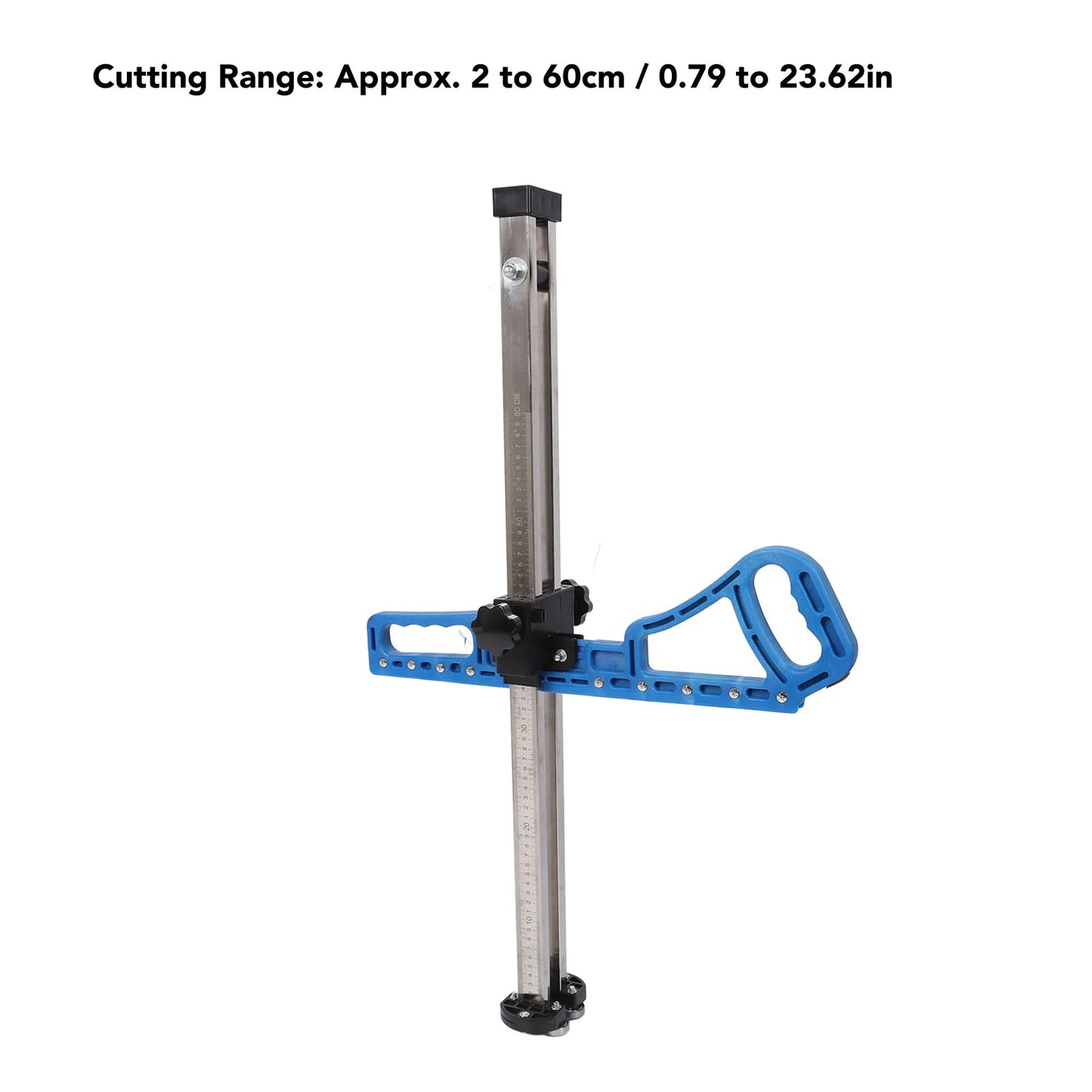 Gipsplaat snijder opvouwbaar met verstelbaar mes 2 tot 60 cm – draagbaar gipsplaat snijgereedschap