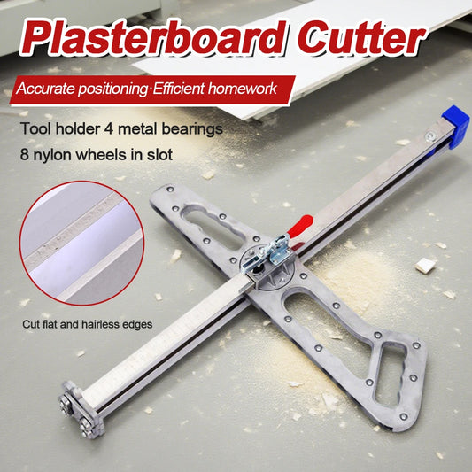 Maak precisiesnedes met deze opvouwbare aluminium gipsplaat snijder