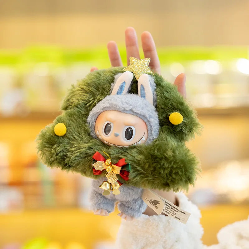 Kleding voor Labubu poppen – 7 schattige kerst hoodies in Kawaii stijl