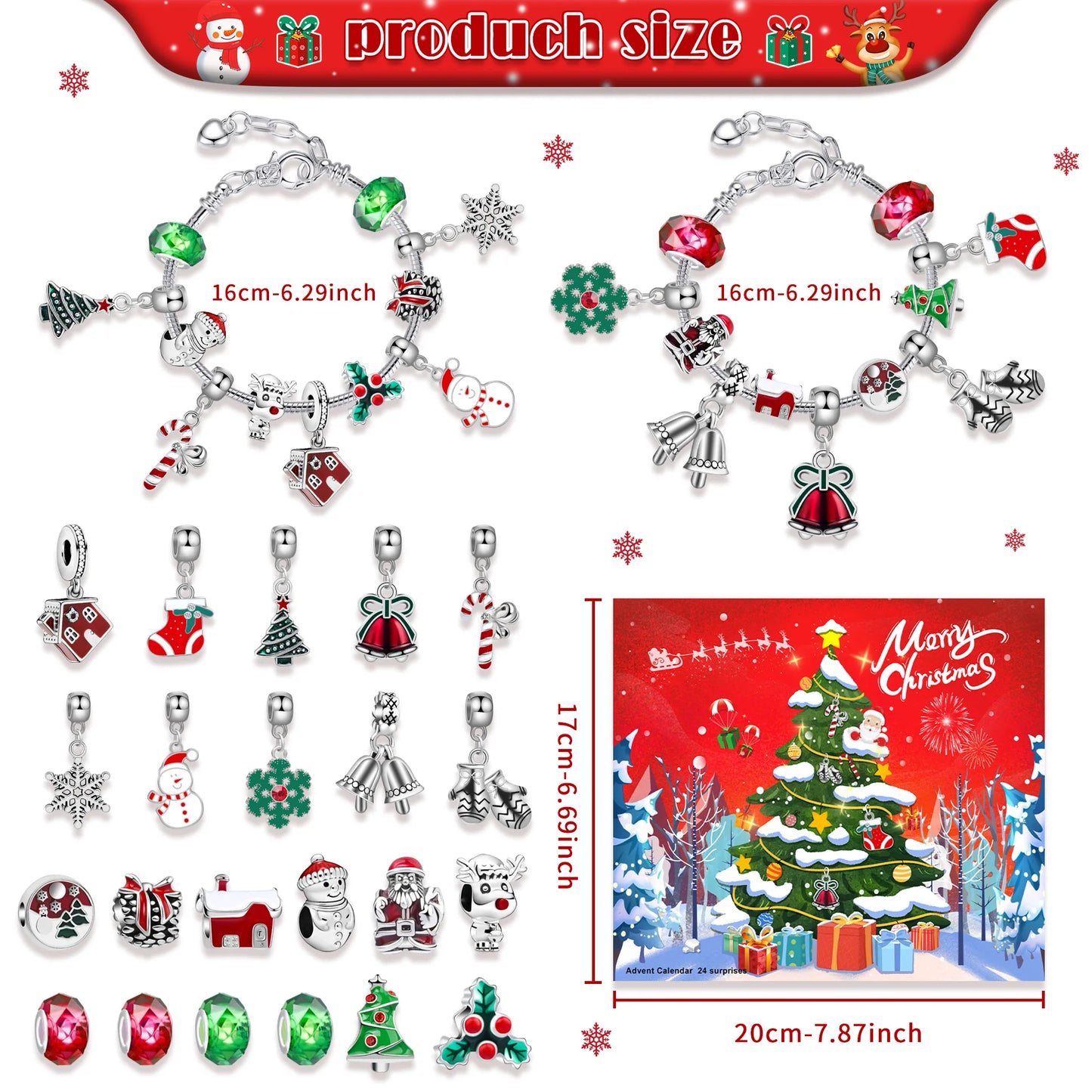 Advent kalender armband verrassing – 24 dagen aftellen met sieraden en kerstcadeaus