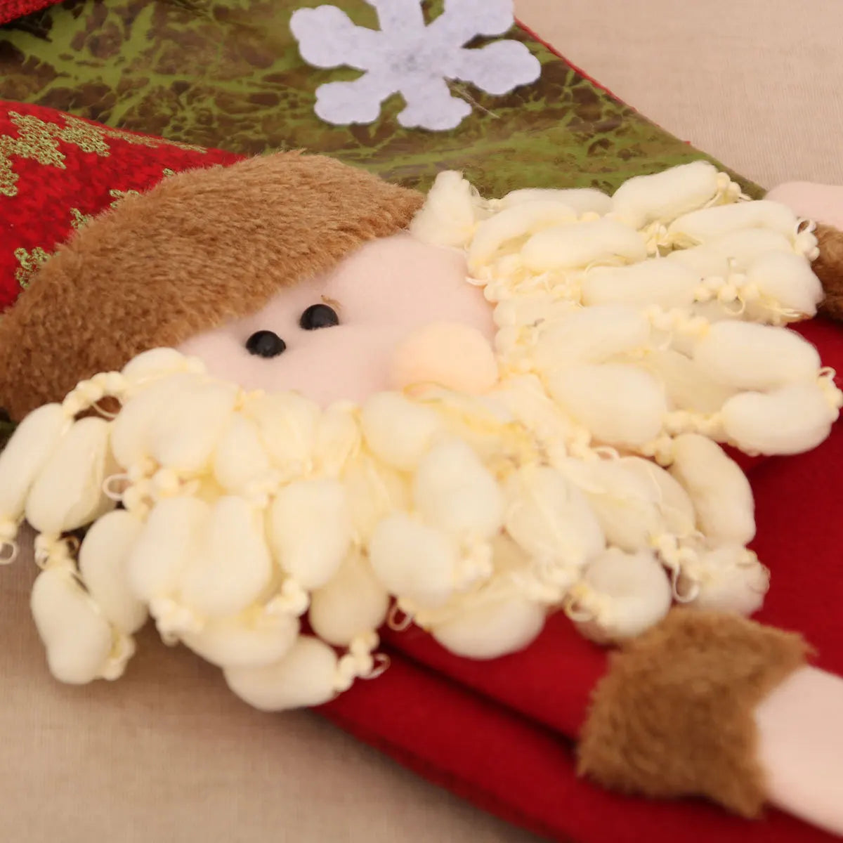 Kerstsok decoratief extra groot voor feestelijke kerstversiering