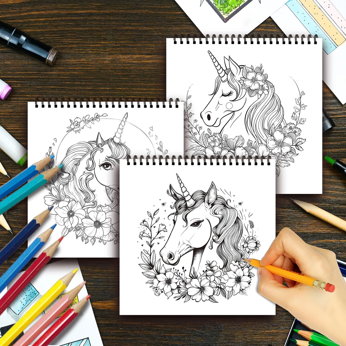 Kleurboek voor volwassenen en tieners – Ontspanning en Creativiteit met 30 Pagina’s Dikke Kwaliteit