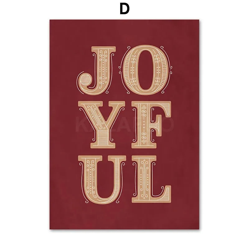 Kerst schilderij rode amaryllis met kerstboom en notenkraker – sfeervolle wanddecoratie