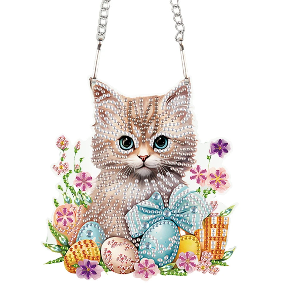 Diamond Painting Hangend Ornament Pasen - Krans Decoratie - HGJ255