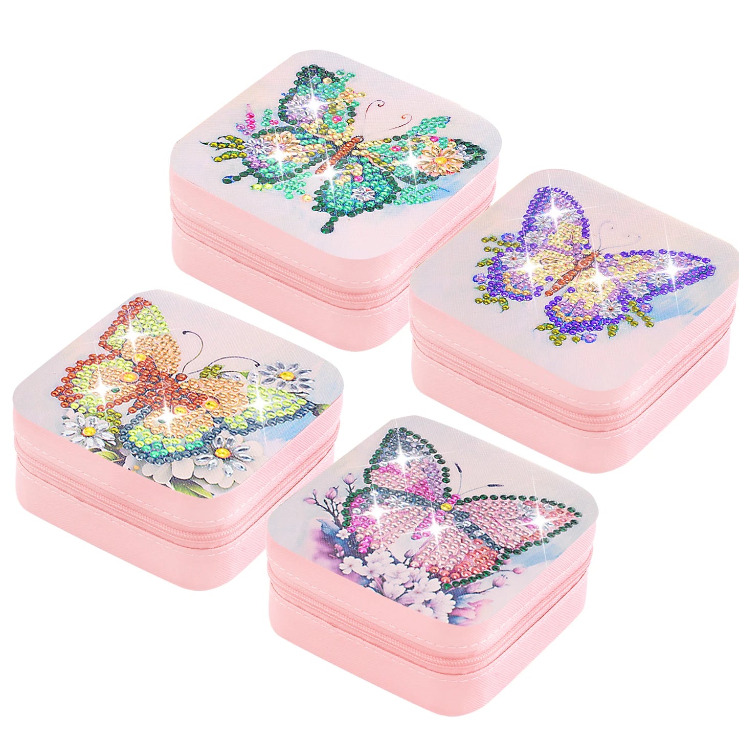 Diamond Painting Sieradendoosje met Vlinder – Handige Reisopberger