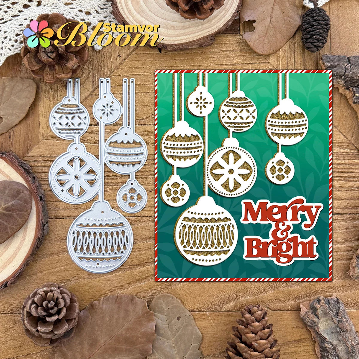 Snijmal Kerstklokken – Metalen Mal voor Kaarten en Scrapbooking