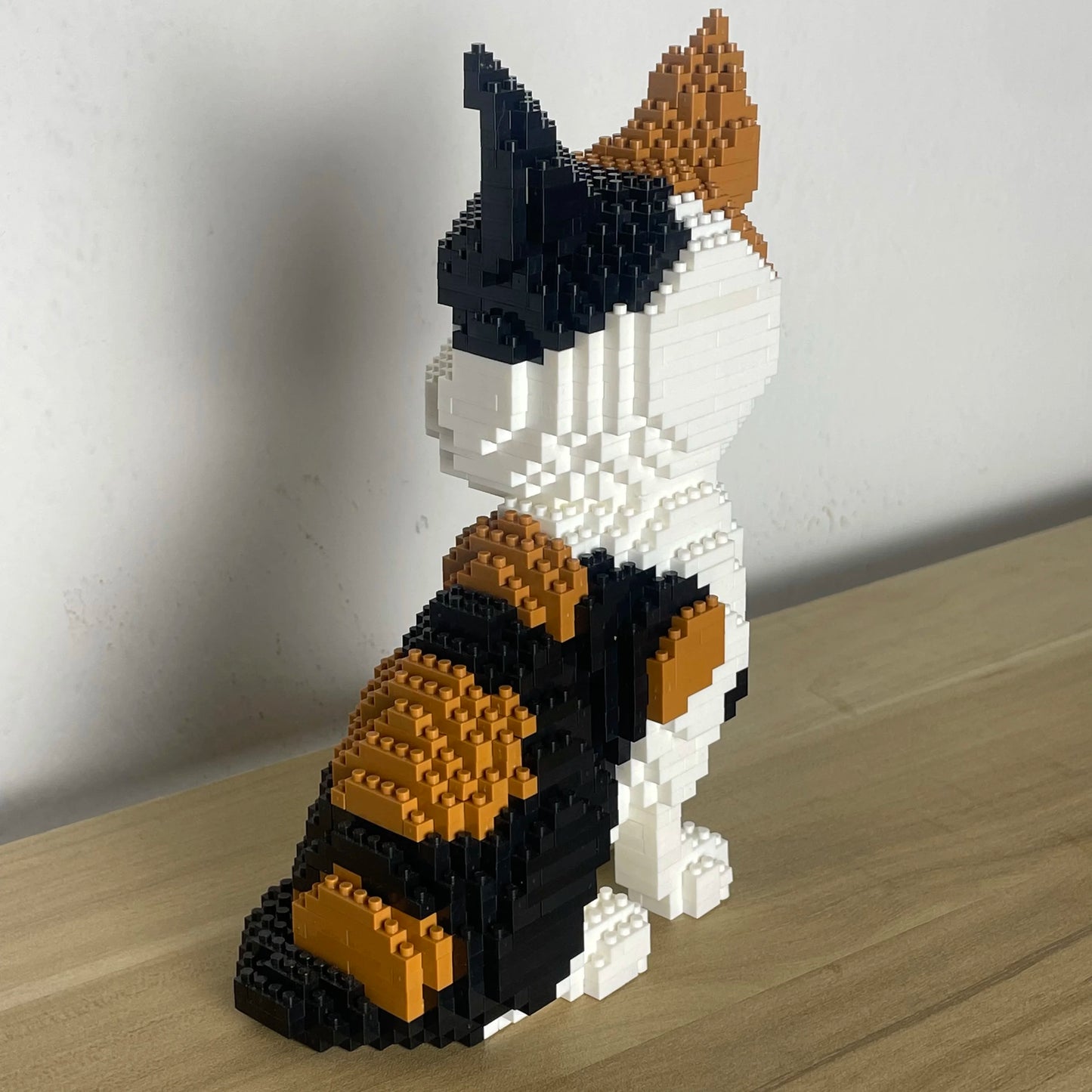 Bouwpakket Schattige Kat – Mini Model Blokken voor Liefhebbers - Lapjes