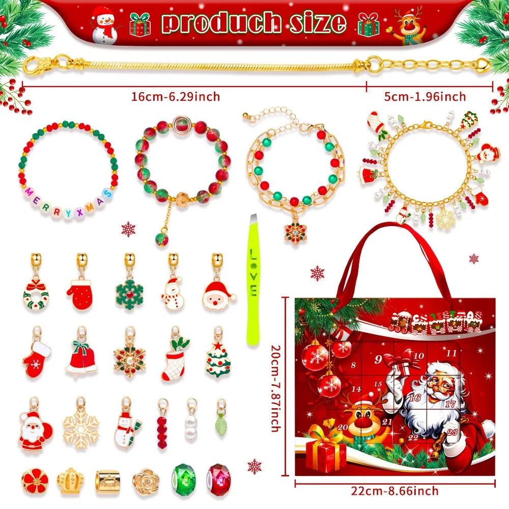 Advent kalender armbandenset – 24 dagen vol verrassende sieraden