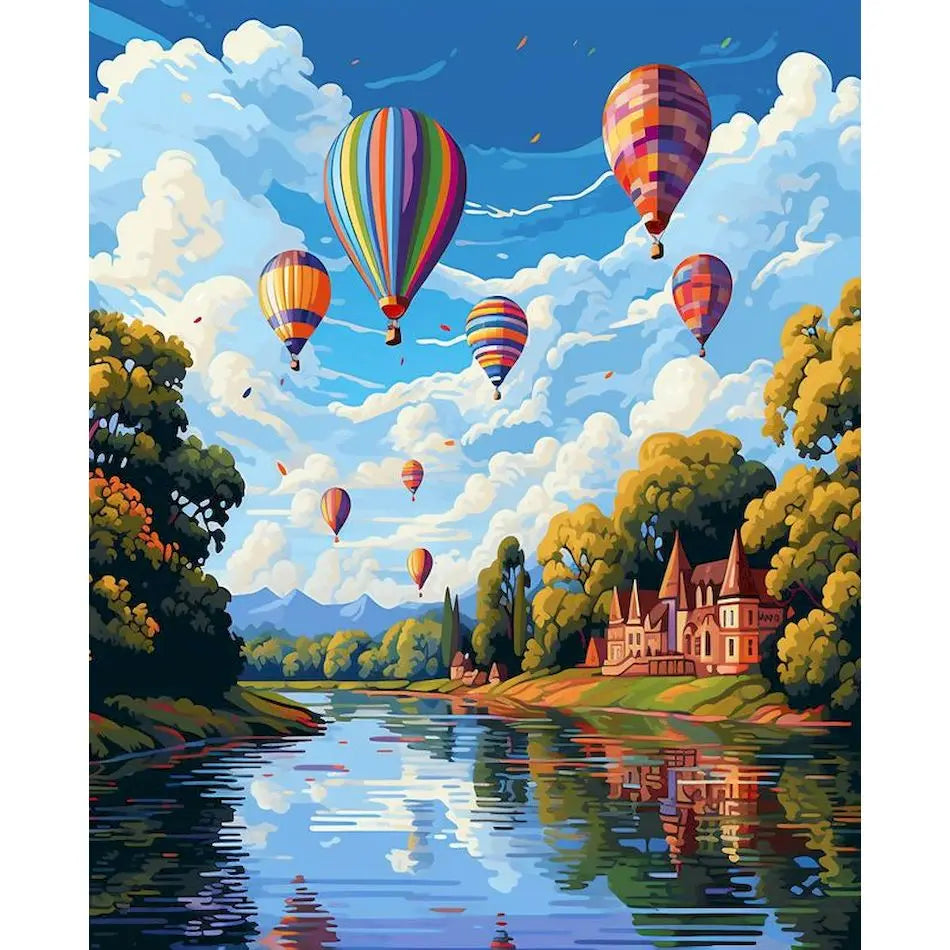 Schilderen op nummer Landschappen - Prachtige landschappen in diverse ontwerpen