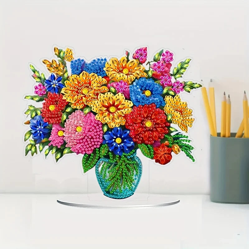 Diamond Painting Tafelornament Bloemmotief Decoratief