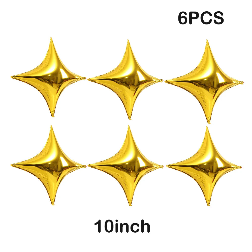 Opblaasbaar Kerst ornament snoepstok en ster decoratie in rood en groen