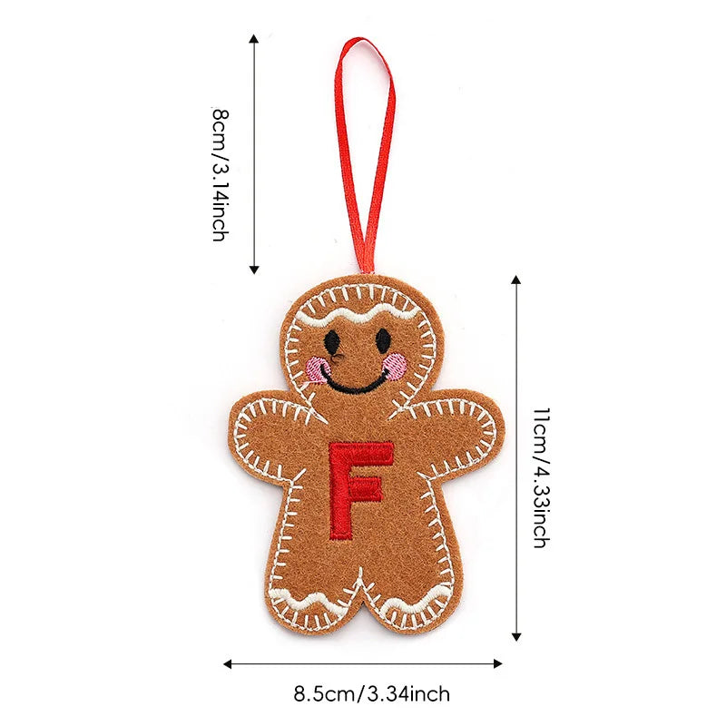 Kerst ornament voor in Kerstboom – Schattige Peperkoekpop Hanger voor Feestelijke Decoratie