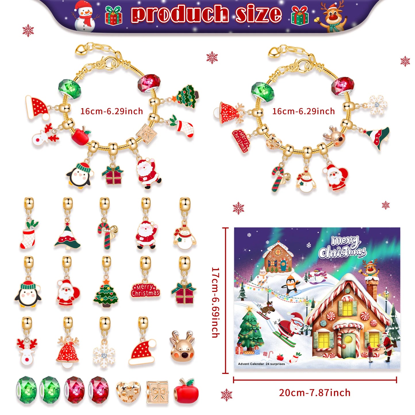 Advent kalender armband verrassing – 24 dagen aftellen met sieraden en kerstcadeaus