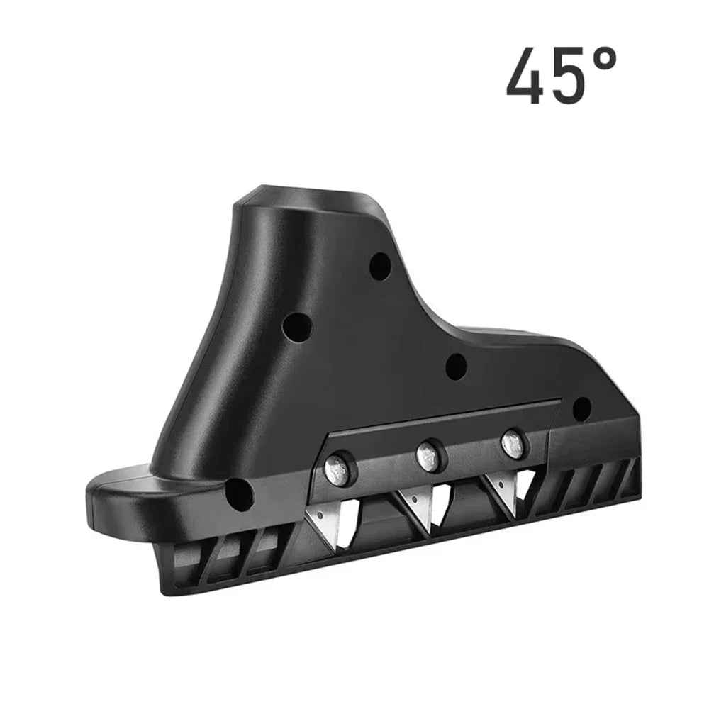 1 stuks gipsplaten snijder met mes – 45° afschuining en randtrimmer voor hout- en gipsplaatbewerking