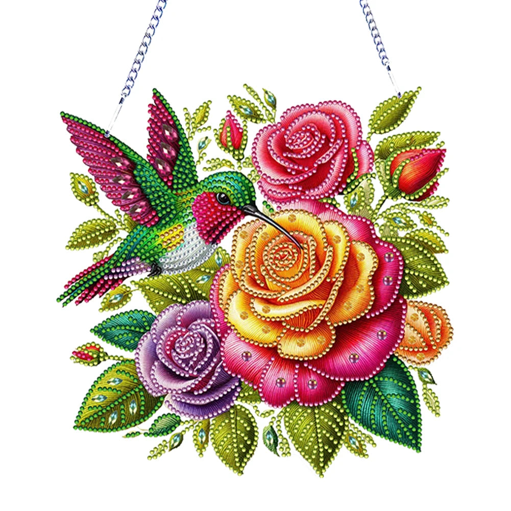 Diamond Painting Hangend ornament Acryl Dieren voor Raam en Tuin - BN49