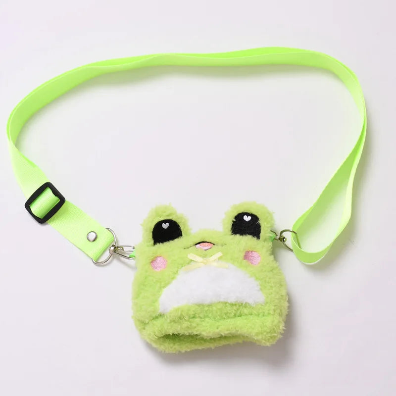 Kleding voor Labubu poppen – Dierenoutfit met schattige tas (15-17 cm)