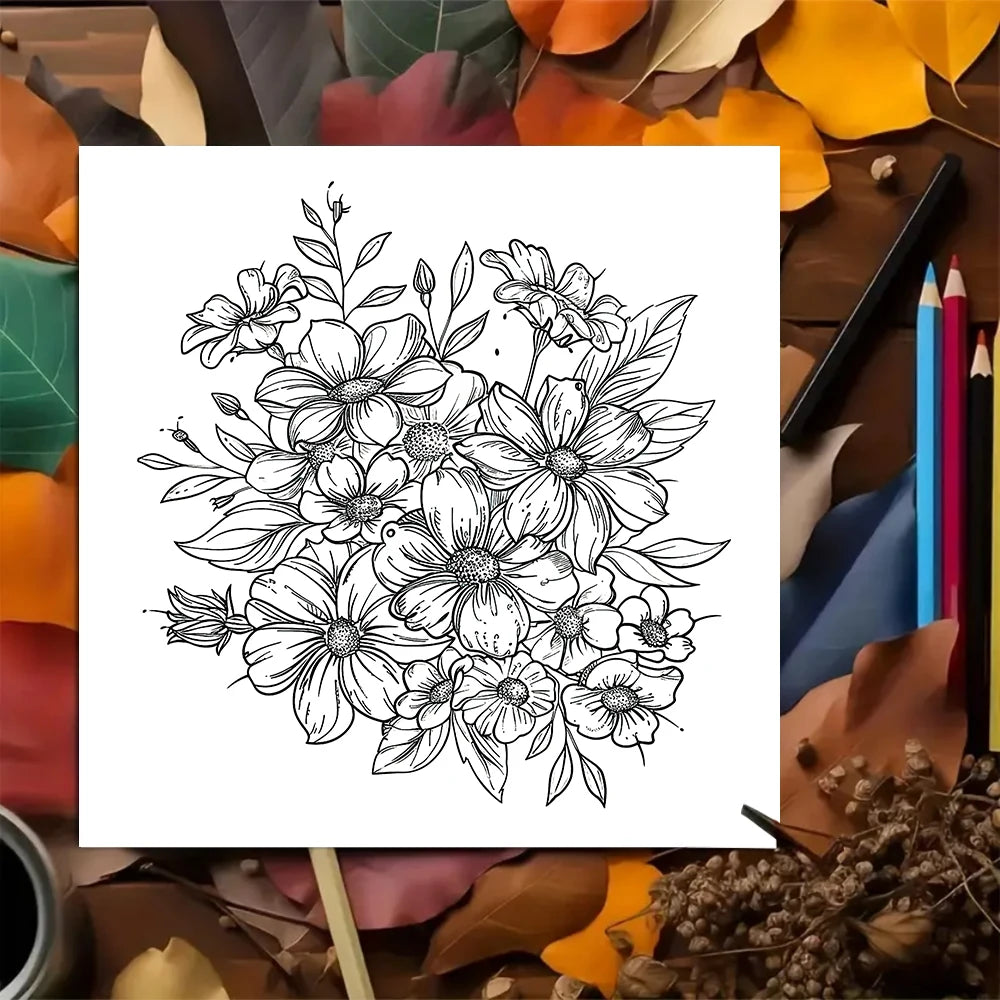 Kleurboek voor volwassenen en tieners – Spiraalbinding met dik papier voor ontspanning en creativiteit
