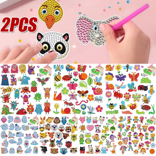 Diamond Painting Sticker Set - Dierenmotieven