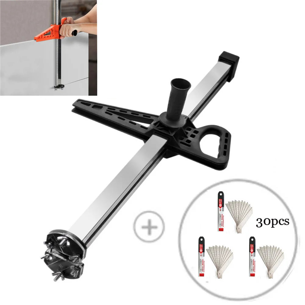 Professionele roestvrijstalen handmatige gipsplaat snijroller – hout- en wandbewerkingsgereedschap