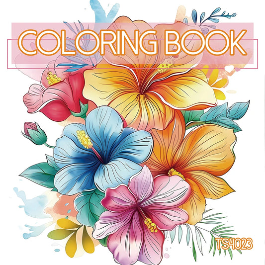 Kleurboek voor volwassenen & tieners – 30 vellen dik papier (21x21 cm)