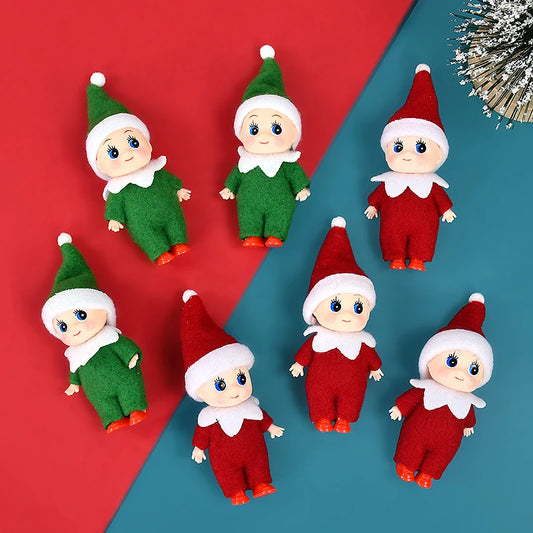 Kerst pop elf mini peuter jongen en meisje schattige cadeaus