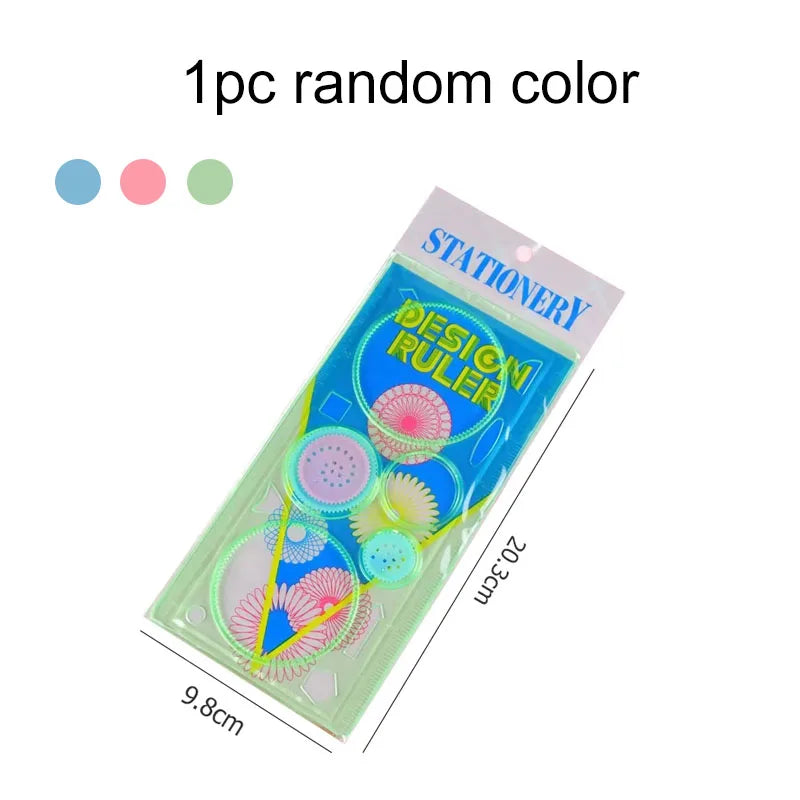 Krastekening creatieve schilder set met sjablonen voor kinderen