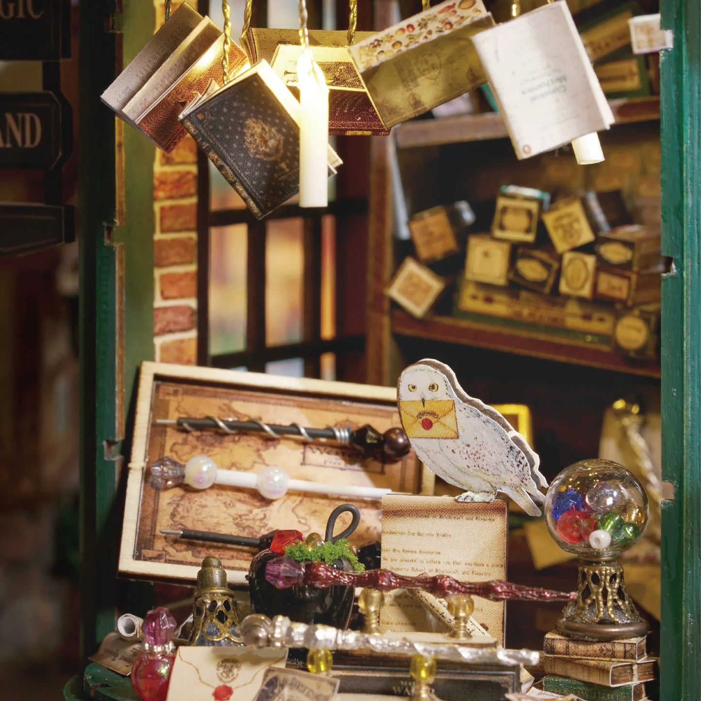 Zelfbouw Miniatuurhuisje – Met Houten Miniatuurmeubels (1:24 schaal) - F032