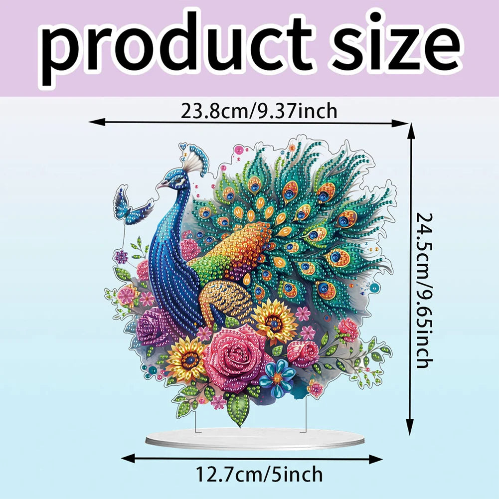 Diamond Painting Tafelornament Acryl Decoratie met Speciale Strass - Konijn in mand