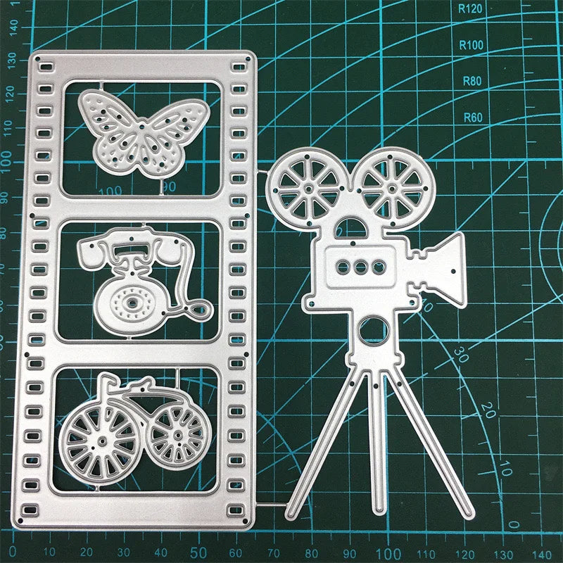 Metalen snijmal Camera Frame voor scrapbooking en kaarten