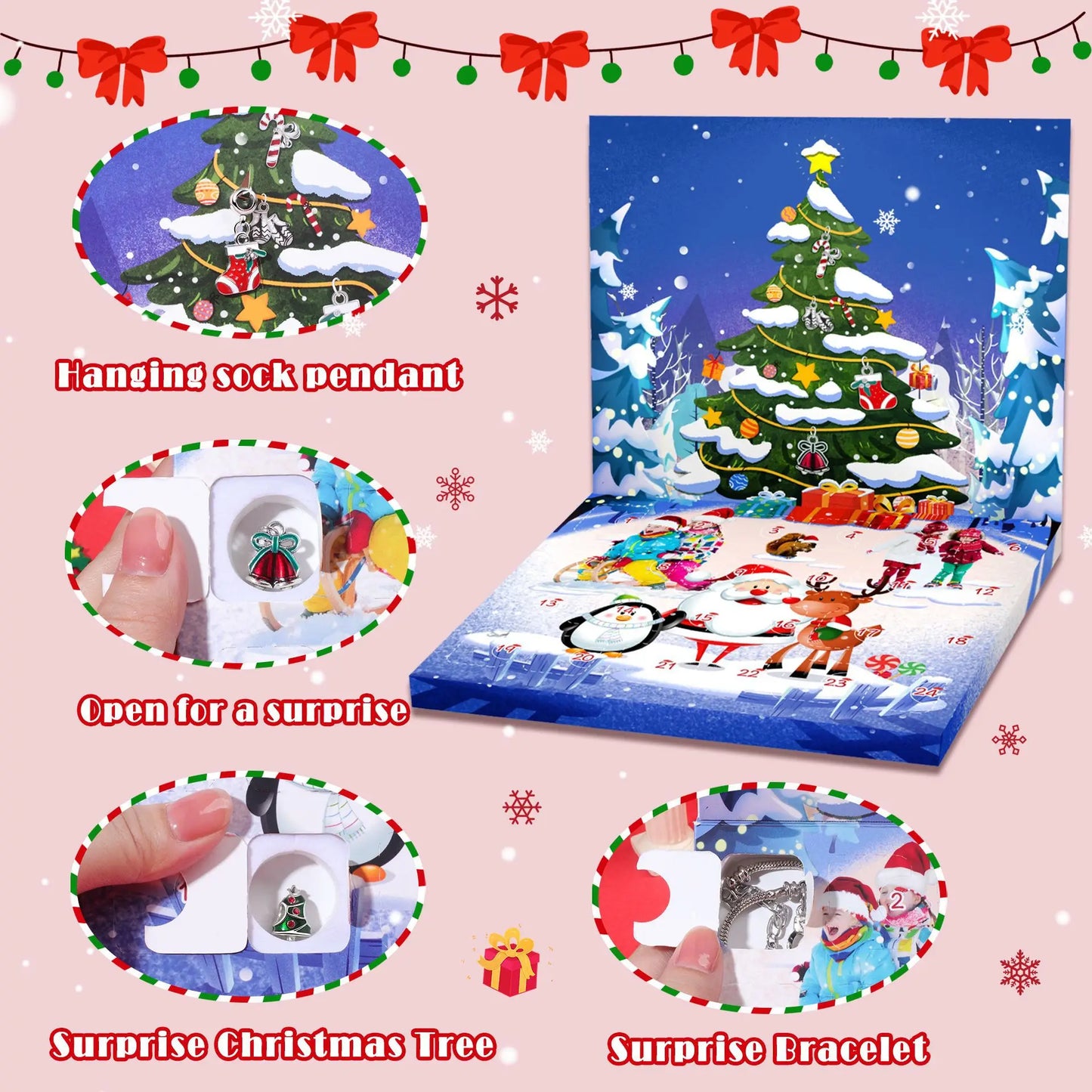 Advent kalender armband verrassing – 24 dagen aftellen met sieraden en kerstcadeaus
