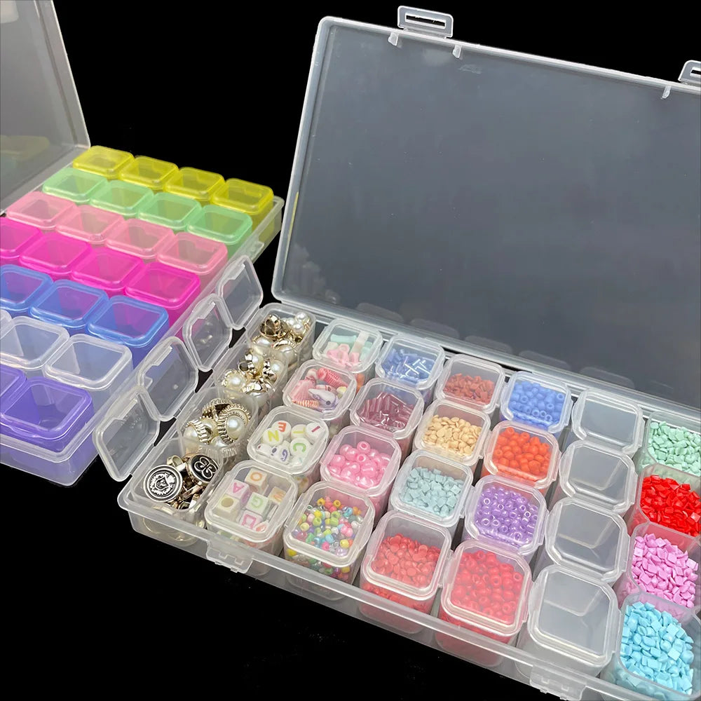 Diamond Painting Sorteerdoos met tools - 28 vakjes