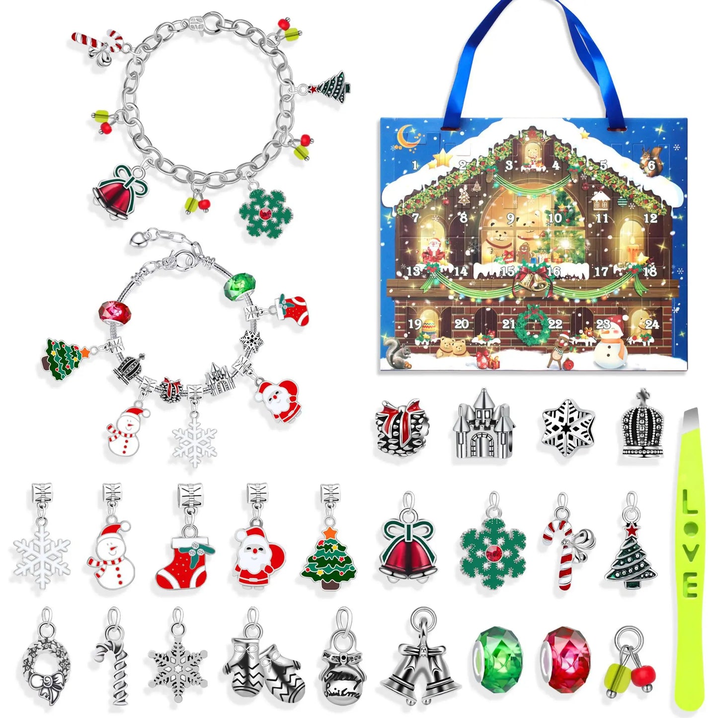 Advent kalender armbandenset – 24 dagen vol verrassende sieraden