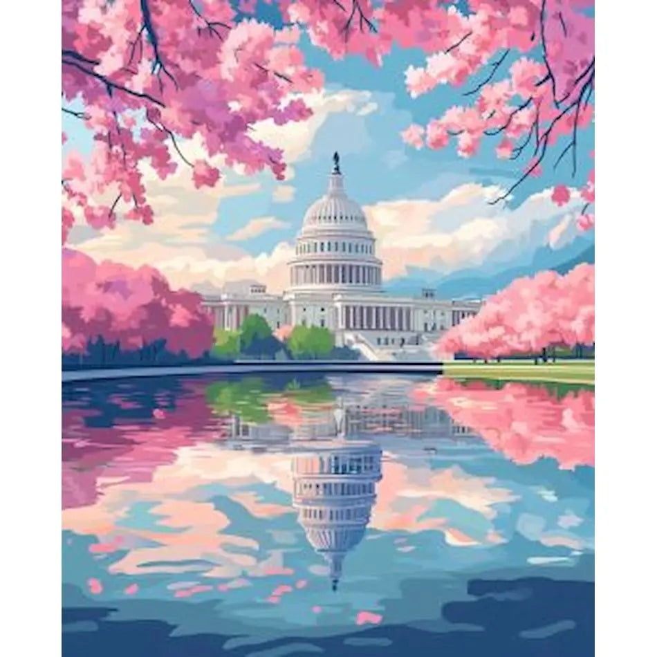 Schilderen op nummer Landschappen - Stedelijke landschappen (Keuze uit 12 afbeeldingen)