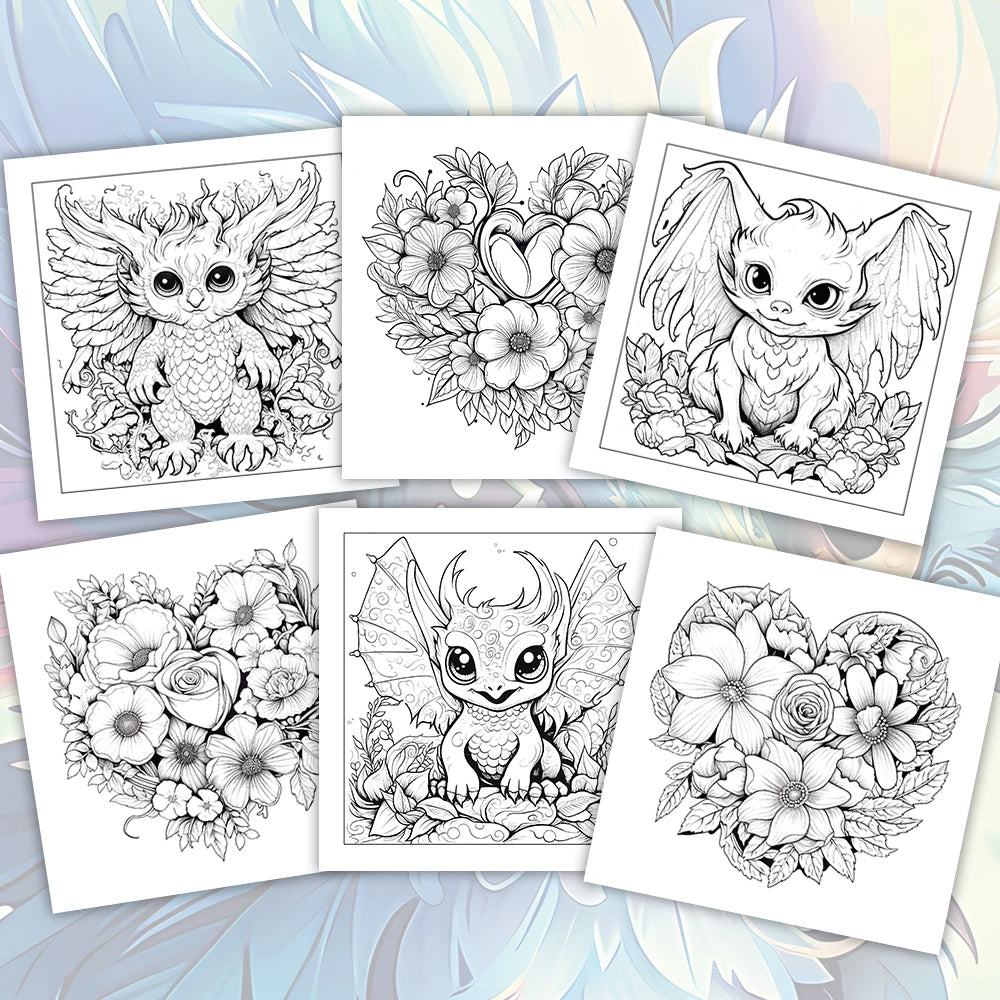 Kleurboek voor volwassenen en tieners – Ontspannende creatieve tekeningen voor stressverlichting en cadeau-ideeën