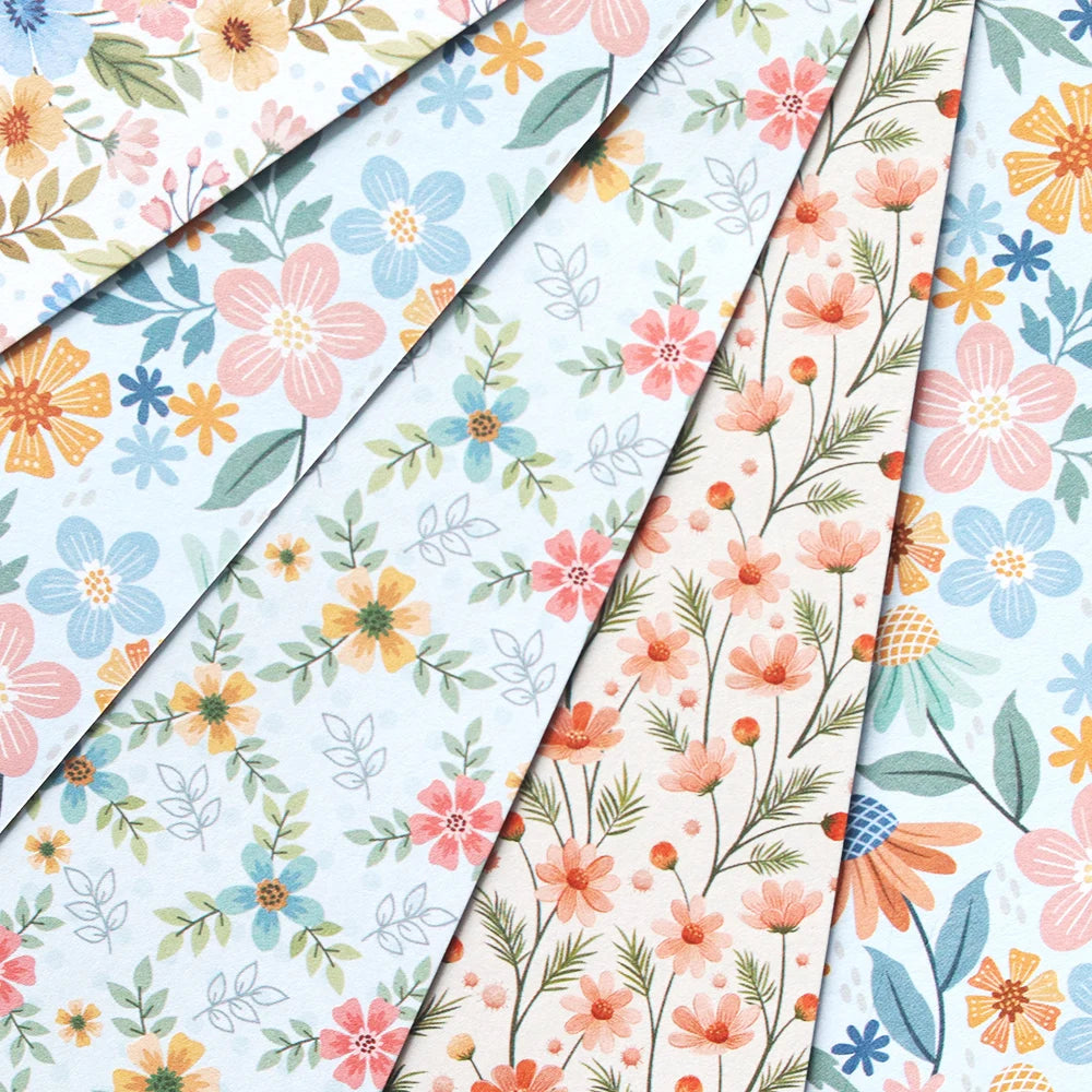 Creative Path Scrapbook Papier - 24 vellen - 12 ontwerpen - 15x10 cm