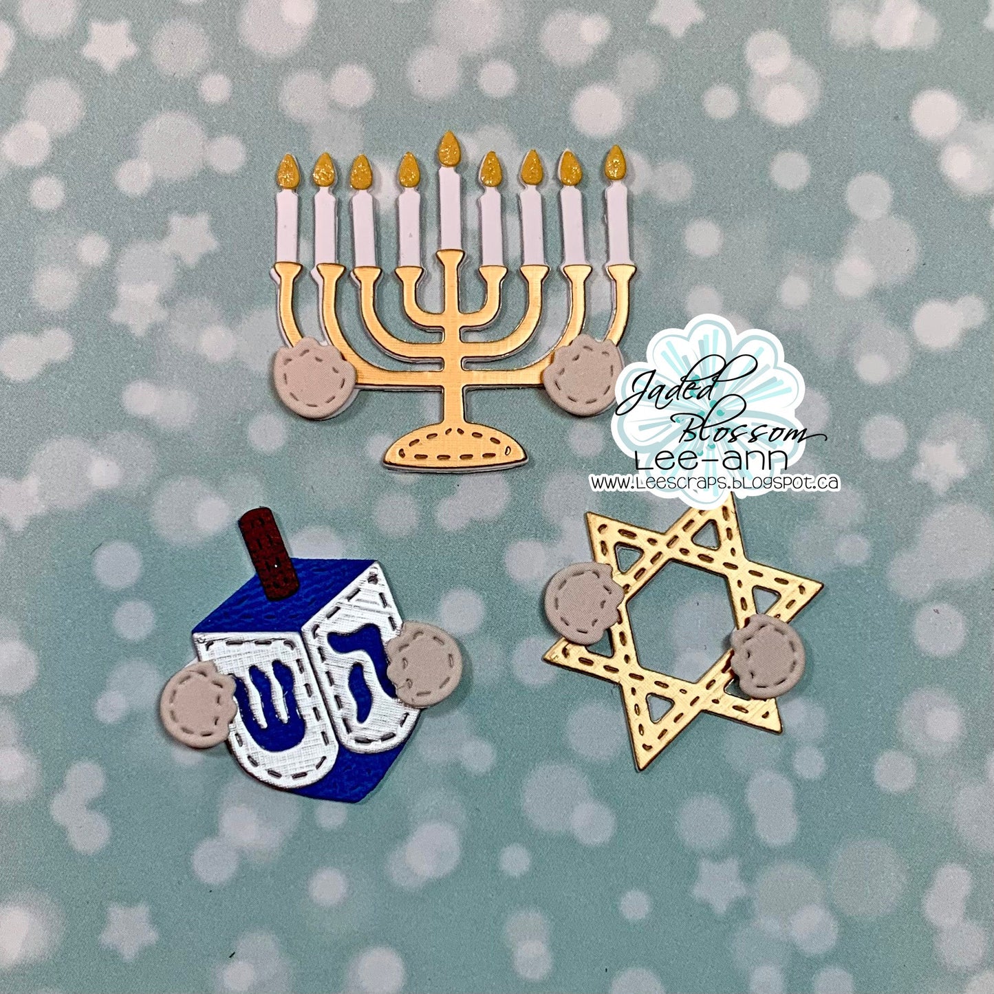 JB Collections Gnome add on snijmallen set voor creatieve kaarten en tafereeltjes - Hanukkah