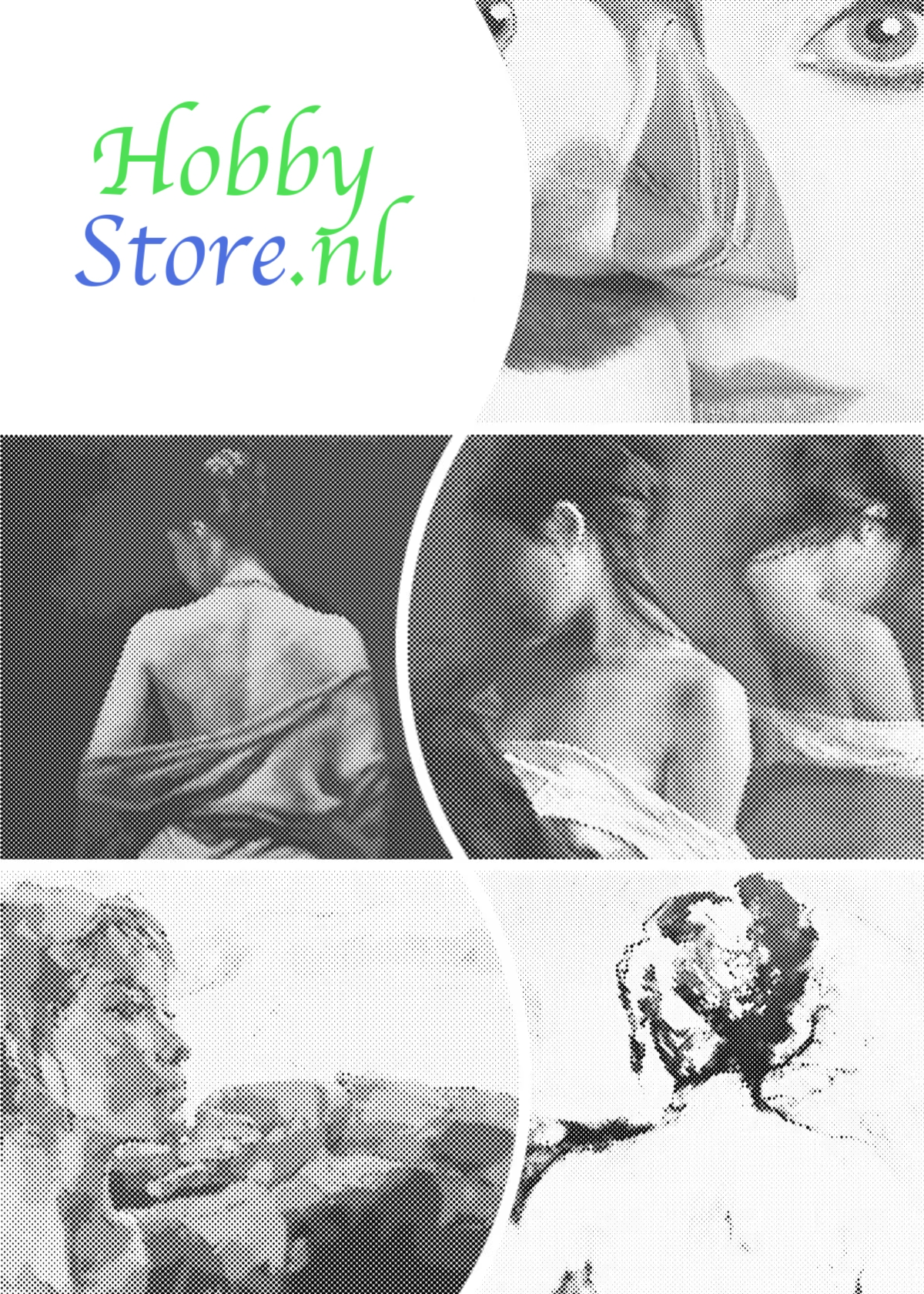 DOT Painting Portretten - Canvas (40x60cm, 50x75cm, 60x90cm)