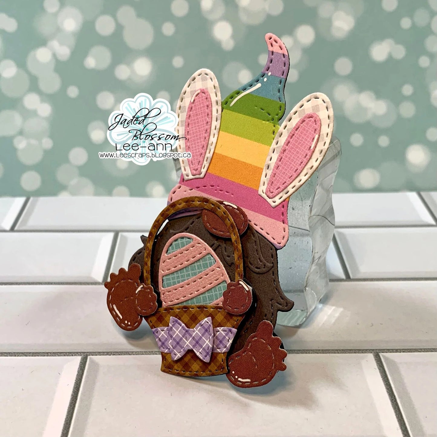 JB Collections Gnome add on snijmallen set voor creatieve kaarten en tafereeltjes - Paashaas