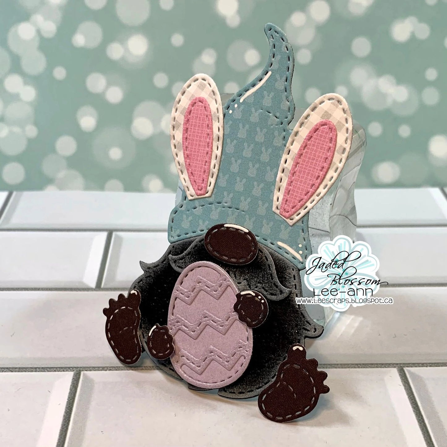 JB Collections Gnome add on snijmallen set voor creatieve kaarten en tafereeltjes - Paashaas