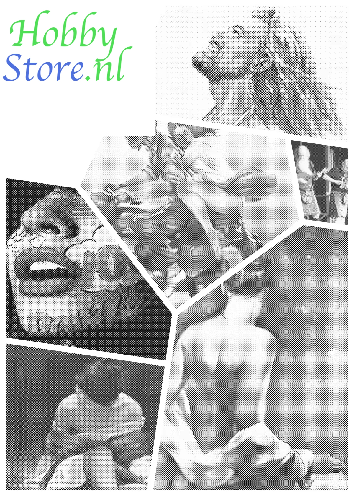 DOT Painting Portretten – Kunstzinnig Stippenwerk op Canvas